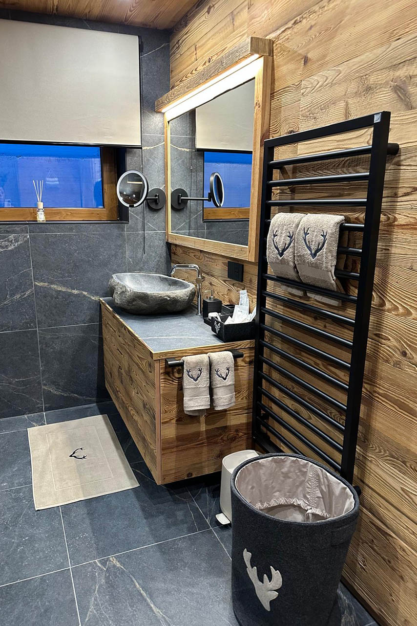 Leo's Chalet Badezimmer