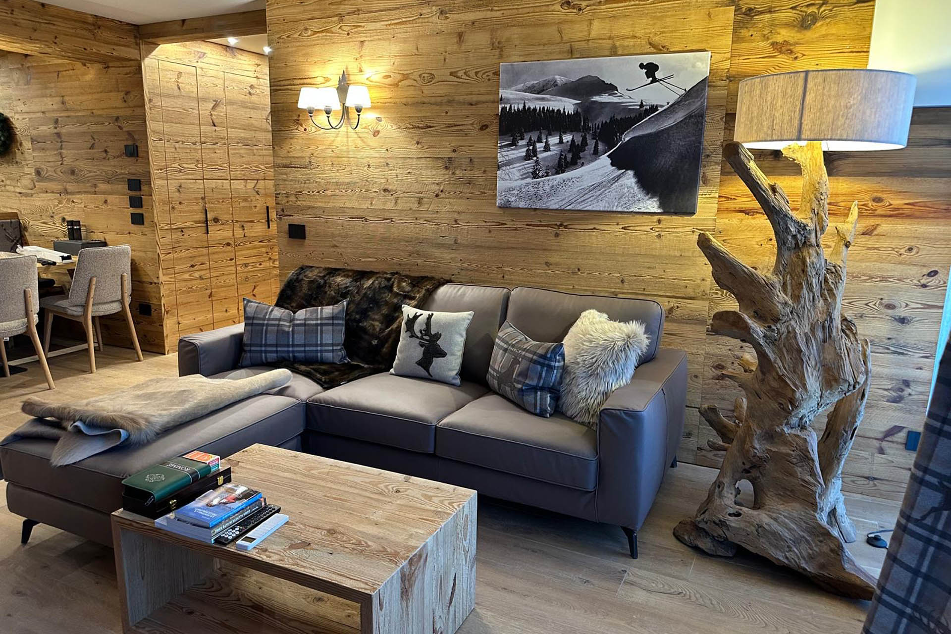 Leo's Chalet Wohnbereich